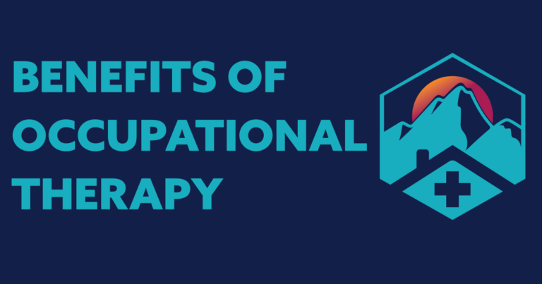 Battle Born Home Health Logo with blog title Benefits occupational therapy